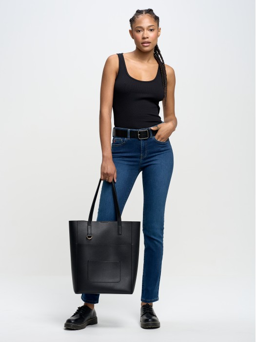 Dámske nohavice slim jeans ADELA STRAIGHT 358